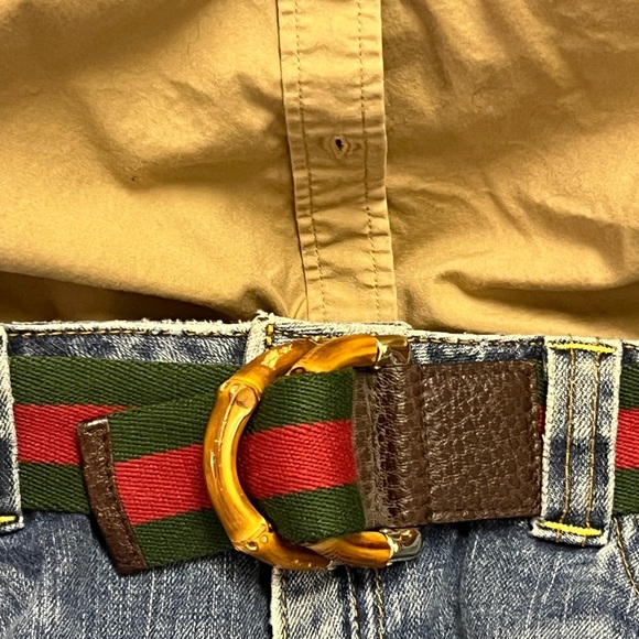 SALE - Authentic Gucci Belt -DRing 44inches long - Picture 3 of 14